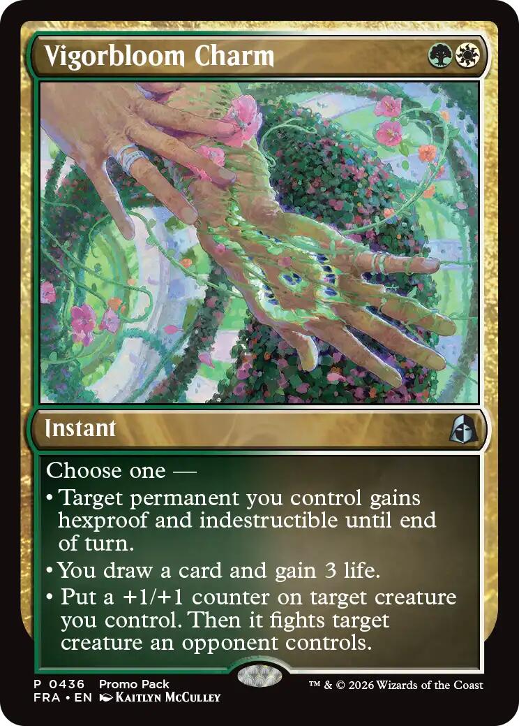 Vigorbloom Charm [Reality Fracture Promos] | Exor Games Dartmouth