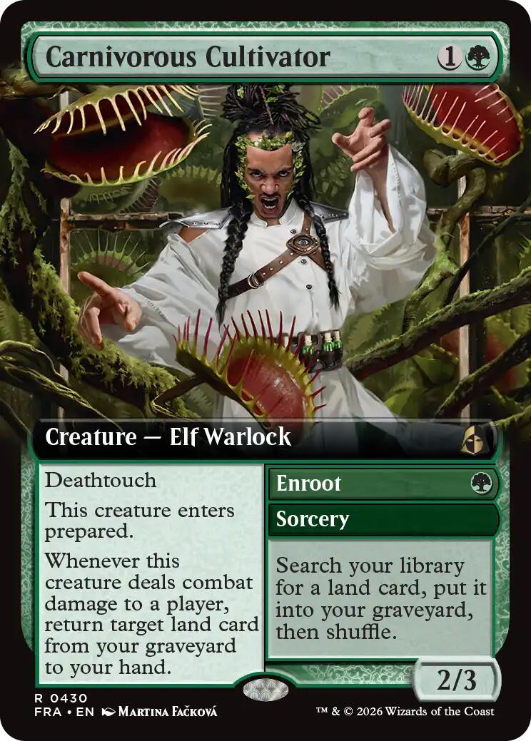 Carnivorous Cultivator (Extended Art) [Reality Fracture] | Exor Games Dartmouth