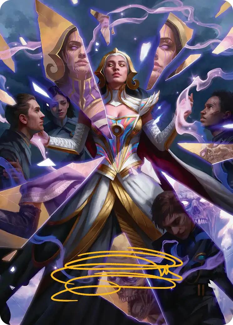 Return to the Light Realms Art Card (5/54) (Gold-Stamped Signature) [Reality Fracture Art Series] | Exor Games Dartmouth