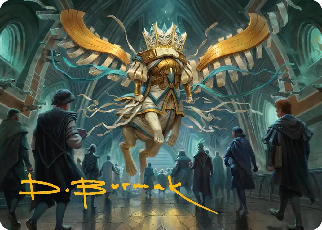 Denzilore Fatehold Art Card (Gold-Stamped Signature) [Reality Fracture Art Series] | Exor Games Dartmouth