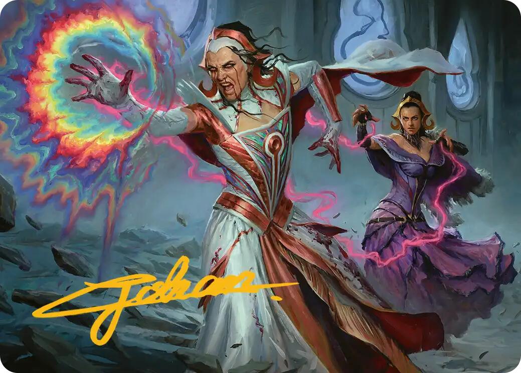 Vindictive Triumph Art Card (Gold-Stamped Signature) [Reality Fracture Art Series] | Exor Games Dartmouth