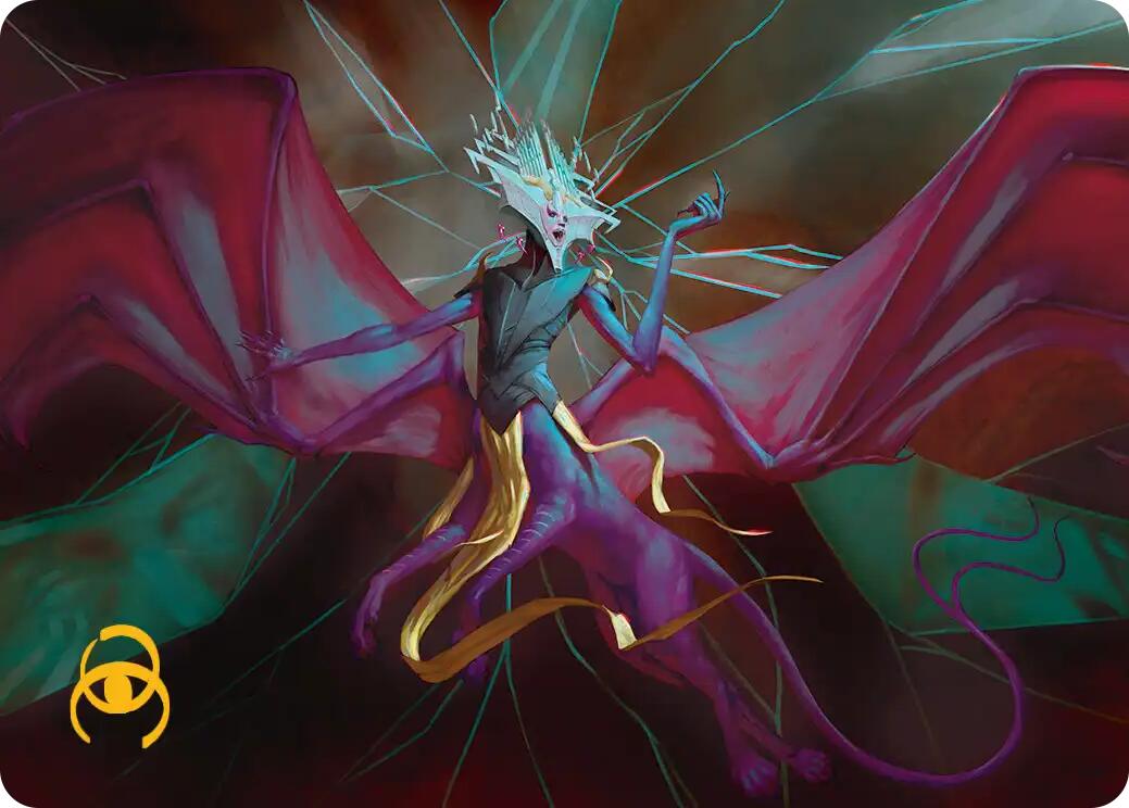 Ingris Stingerquill Art Card (Gold-Stamped Signature) [Reality Fracture Art Series] | Exor Games Dartmouth