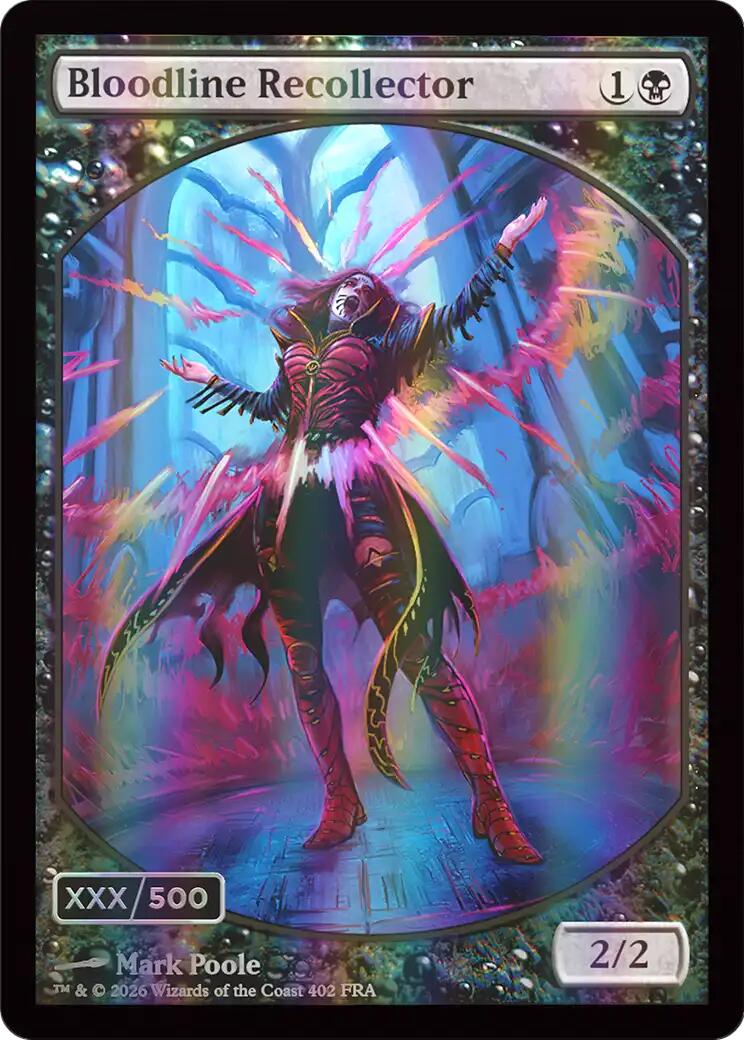 Bloodline Recollector (Retro Frame) (Serial Numbered) (Double Rainbow Foil) [Reality Fracture] | Exor Games Dartmouth