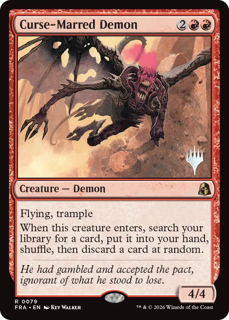 Curse-Marred Demon [Reality Fracture Promos] | Exor Games Dartmouth