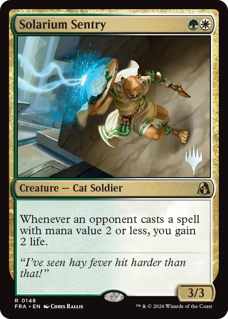 Solarium Sentry [Reality Fracture Promos] | Exor Games Dartmouth