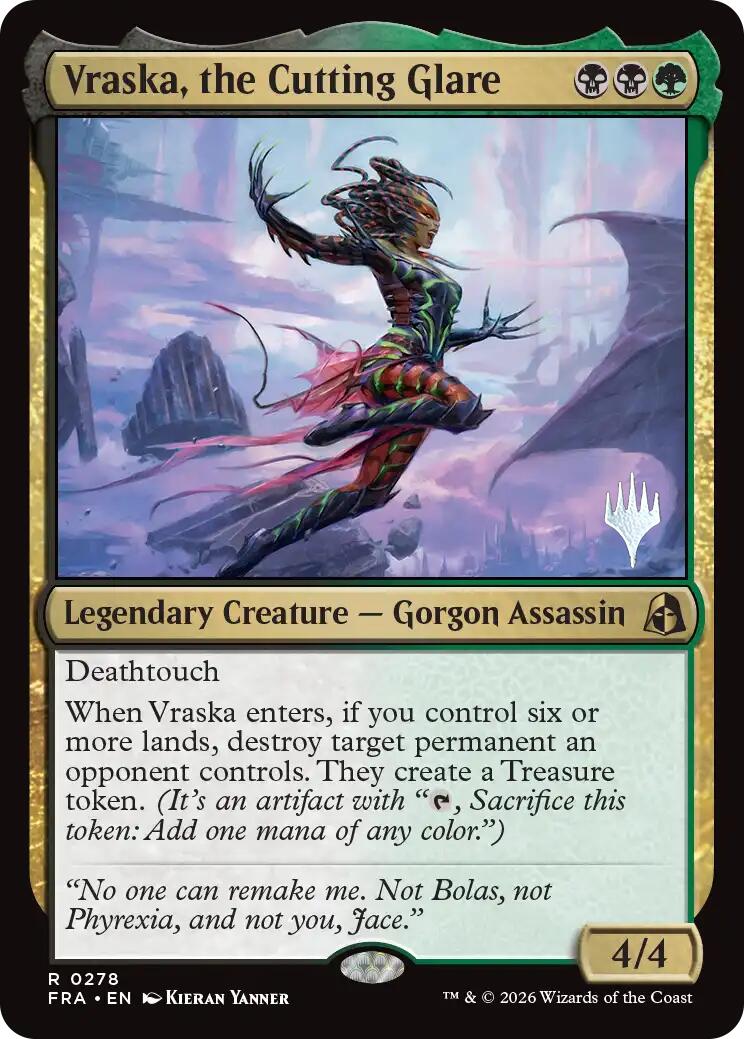 Vraska, the Cutting Glare [Reality Fracture Promos] | Exor Games Dartmouth