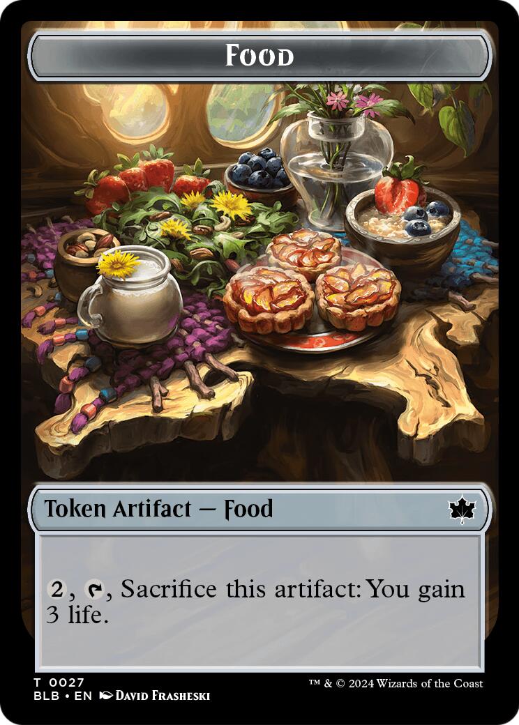 Food // Clue Token Double-Sided Token [Secrets of Strixhaven Tokens] | Exor Games Dartmouth