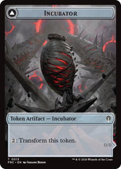 Phyrexian // Incubator Double-Sided Token [Reality Fracture Commander Tokens] | Exor Games Dartmouth
