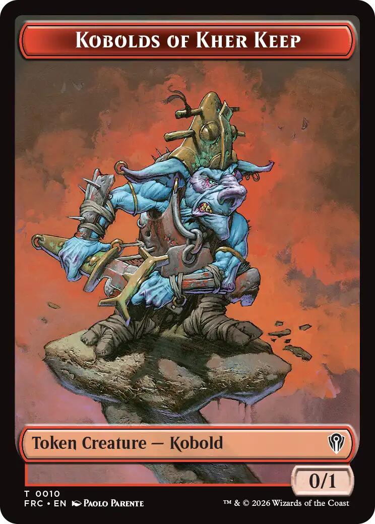 Kobolds of Kher Keep // Phyrexian Mite Double-Sided Token [Reality Fracture Commander Tokens] | Exor Games Dartmouth