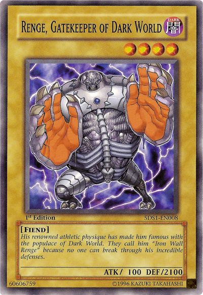 Renge, Gatekeeper of Dark World [5DS1-EN008] Common | Exor Games Dartmouth