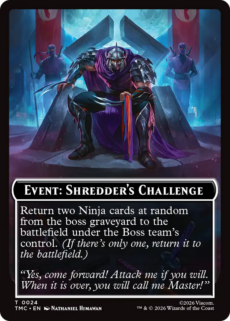 Event: Shredder's Challenge [Teenage Mutant Ninja Turtles Commander Tokens] | Exor Games Dartmouth