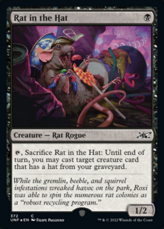 Rat in the Hat (Galaxy Foil) [Unfinity] | Exor Games Dartmouth