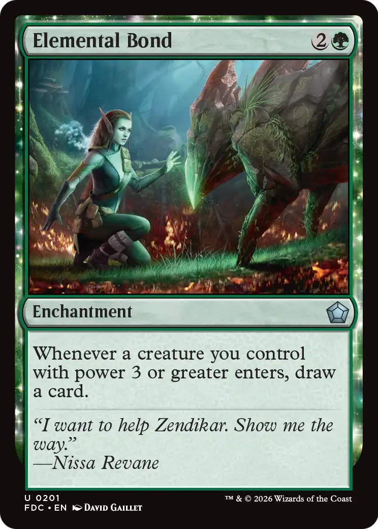 Elemental Bond [Foundations Commander] | Exor Games Dartmouth