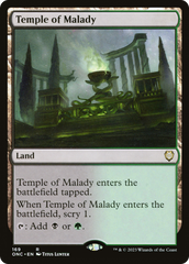 Temple of Malady [Phyrexia: All Will Be One Commander] | Exor Games Dartmouth