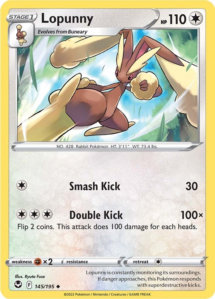 Lopunny (145/195) [Sword & Shield: Silver Tempest] | Exor Games Dartmouth