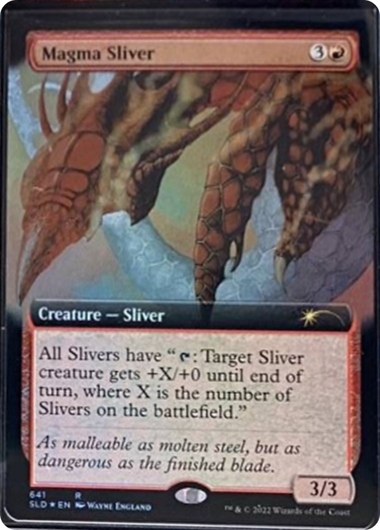 Magma Sliver (Extended Art) [Secret Lair Drop Series] | Exor Games Dartmouth