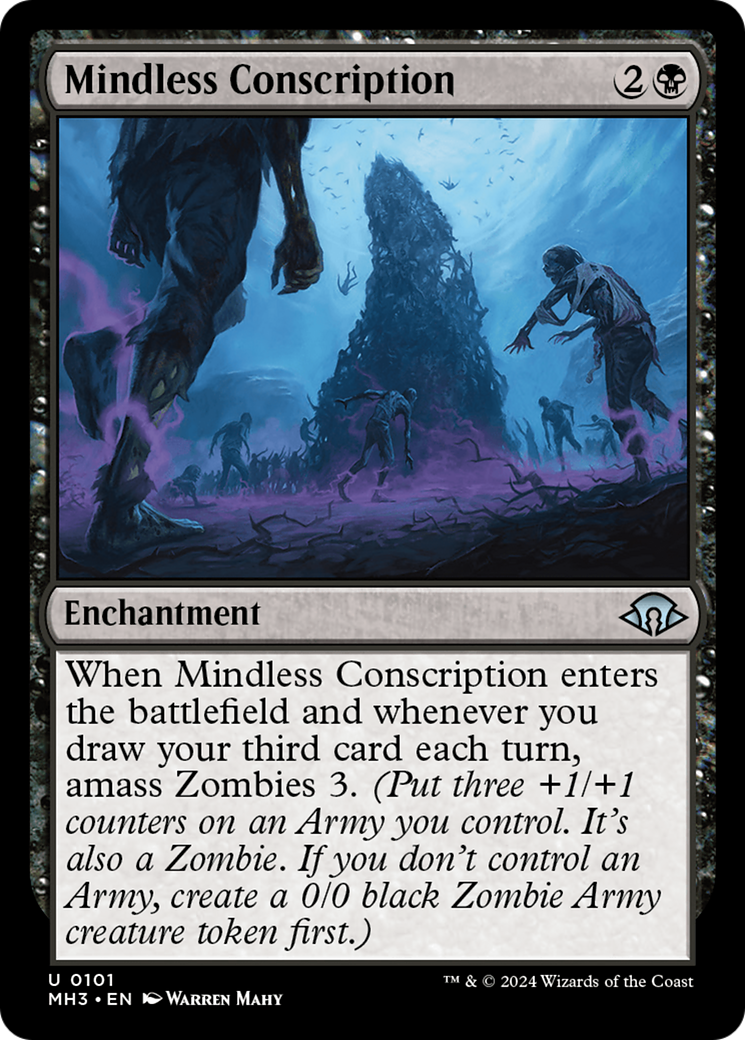 Mindless Conscription [Modern Horizons 3] | Exor Games Dartmouth