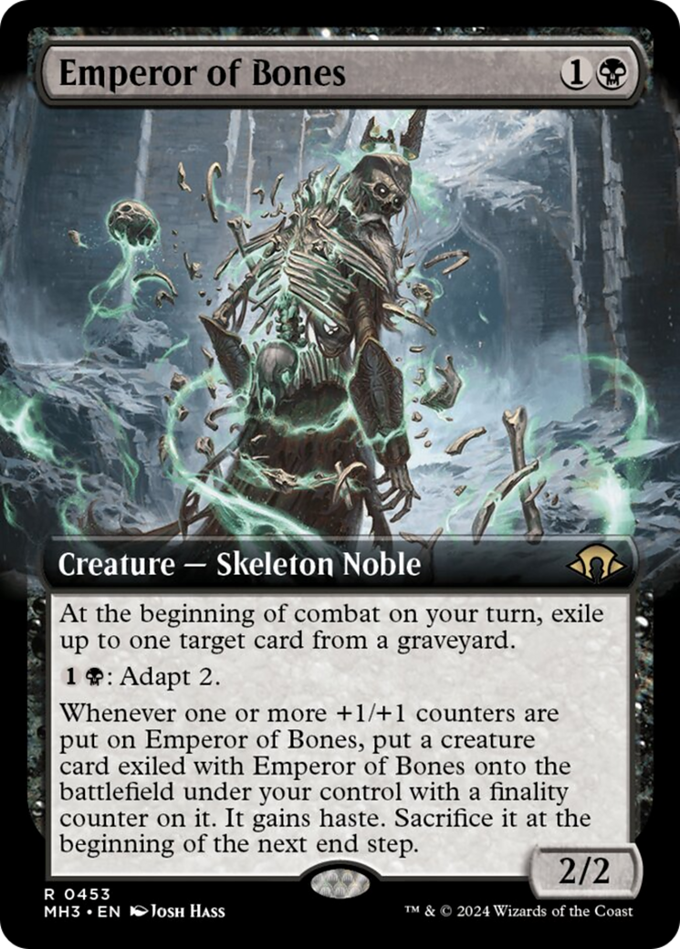 Emperor of Bones (Extended Art) [Modern Horizons 3] | Exor Games Dartmouth