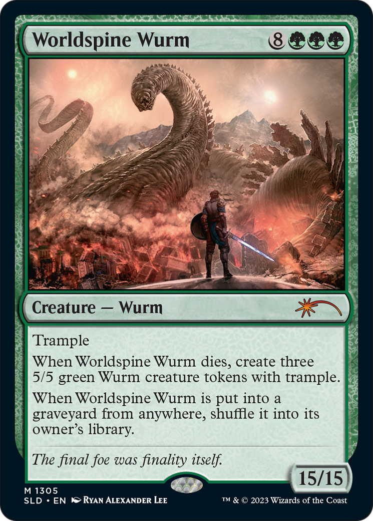 Worldspine Wurm [Secret Lair Drop Series] | Exor Games Dartmouth