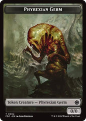 Phyrexian Germ // Phyrexian Beast Double-Sided Token [Foundations Commander Tokens] | Exor Games Dartmouth