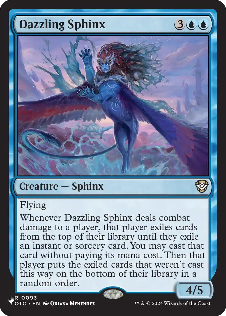 Dazzling Sphinx [The List] | Exor Games Dartmouth