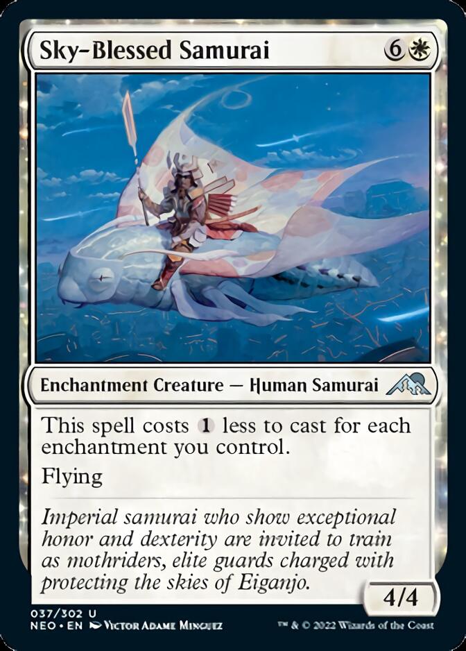 Sky-Blessed Samurai [Kamigawa: Neon Dynasty] | Exor Games Dartmouth