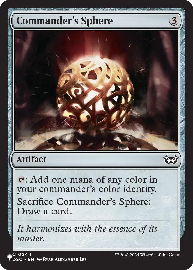 Commander's Sphere (DSC) [The List] | Exor Games Dartmouth