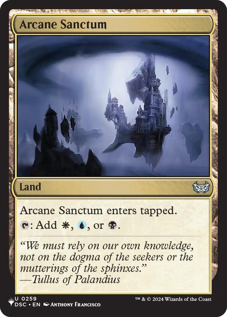 Arcane Sanctum (DSC) [The List] | Exor Games Dartmouth