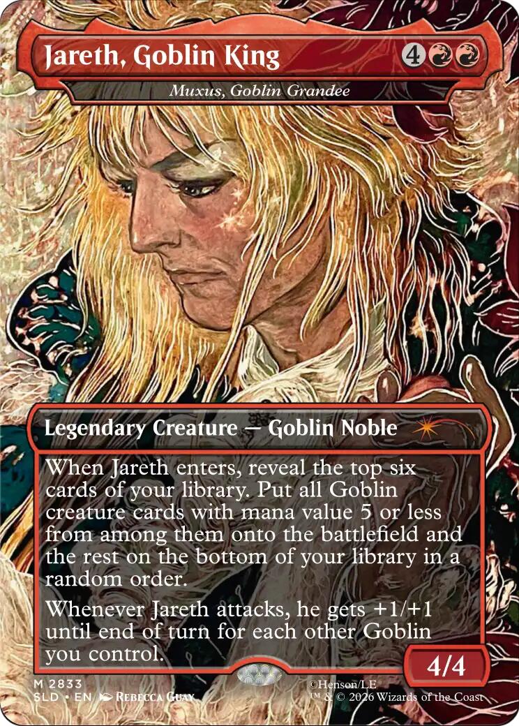 Jareth, Goblin King - Muxus, Goblin Grandee [Secret Lair Drop Series] | Exor Games Dartmouth