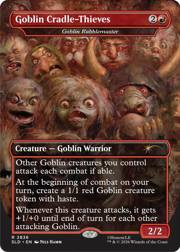 Goblin Cradle-Thieves - Goblin Rabblemaster [Secret Lair Drop Series] | Exor Games Dartmouth