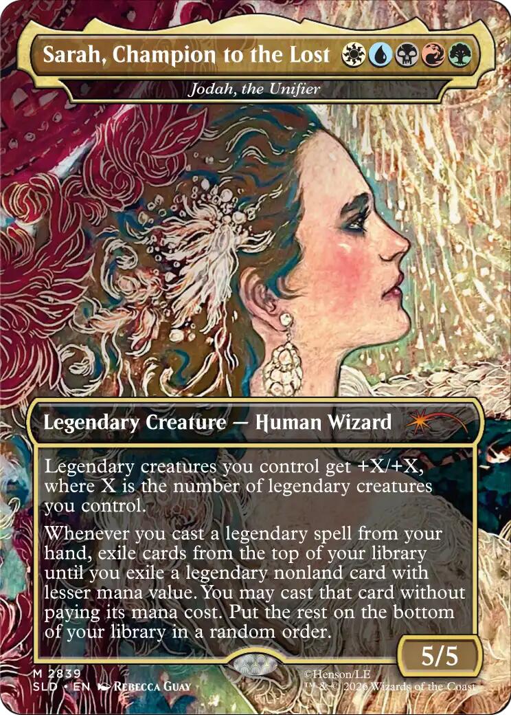Sarah, Champion to the Lost - Jodah, the Unifier [Secret Lair Drop Series] | Exor Games Dartmouth
