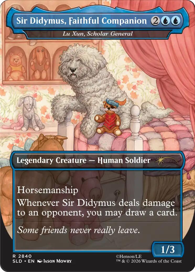 Sir Didymus, Rider of Ambrosius - Lu Xun, Scholar General [Secret Lair Drop Series] | Exor Games Dartmouth