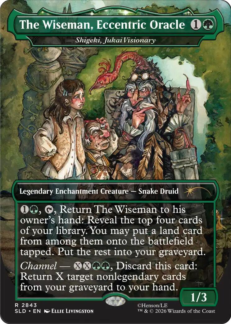 The Wiseman, Eccentric Oracle - Shigeki, Jukai Visionary [Secret Lair Drop Series] | Exor Games Dartmouth