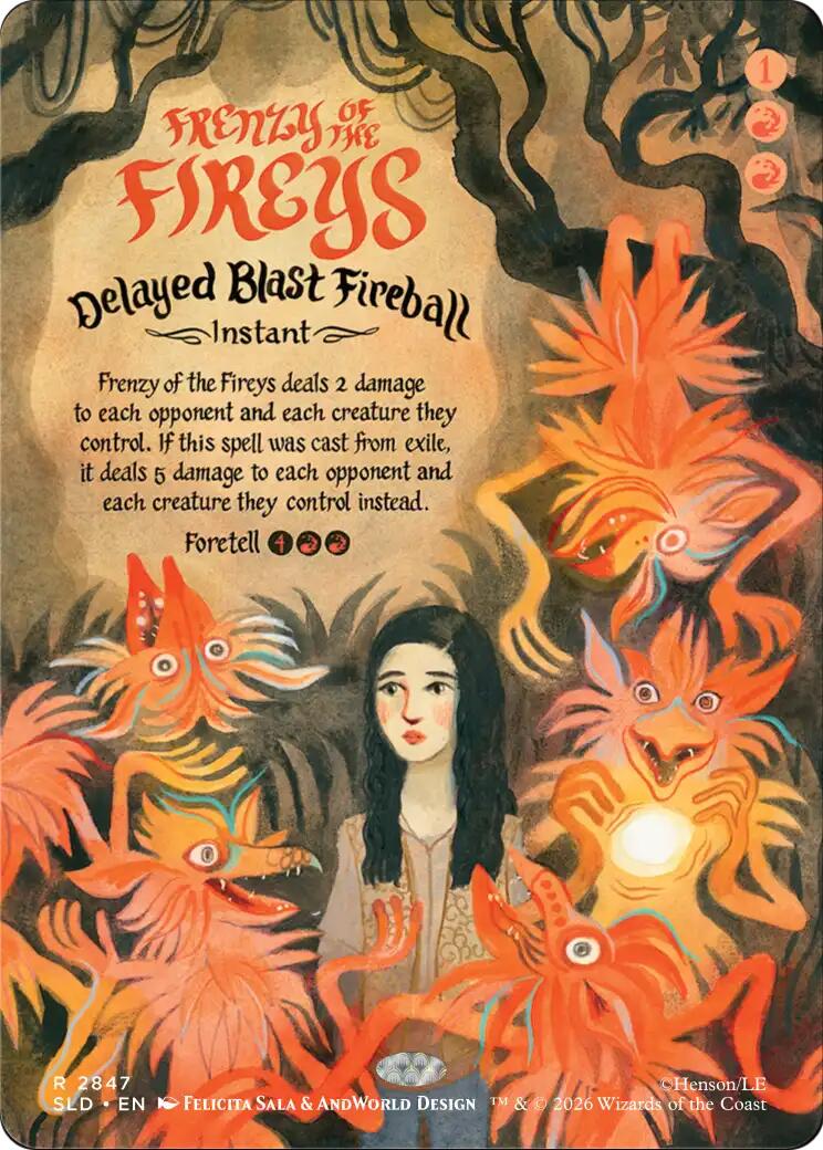 Frenzy of the Fireys - Delayed Blast Fireball [Secret Lair Drop Series] | Exor Games Dartmouth