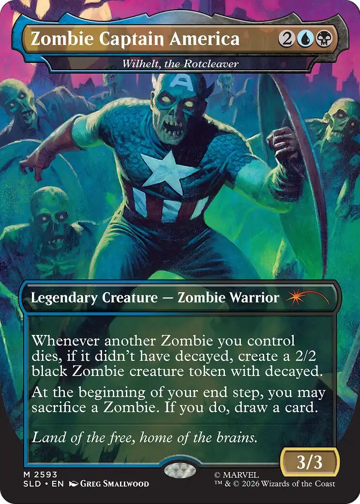 Zombie Captain America - Wilhelt, the Rotcleaver [Secret Lair Drop Series] | Exor Games Dartmouth