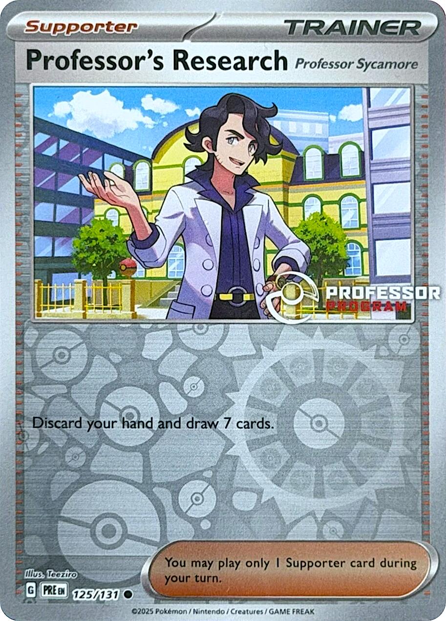 Professor's Research [Professor Sycamore] - 125/131 [Professor Program Promos] | Exor Games Dartmouth