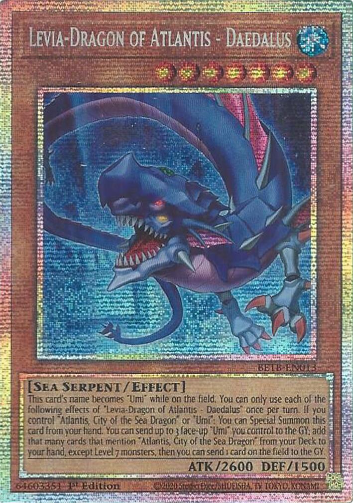 Levia-Dragon of Atlantis - Daedalus (Starlight Rare) [BETB-EN013] Starlight Rare | Exor Games Dartmouth
