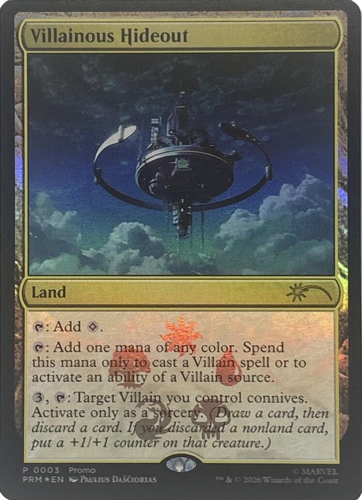 Villainous Hideout [Marvel Super Heroes Promos] | Exor Games Dartmouth
