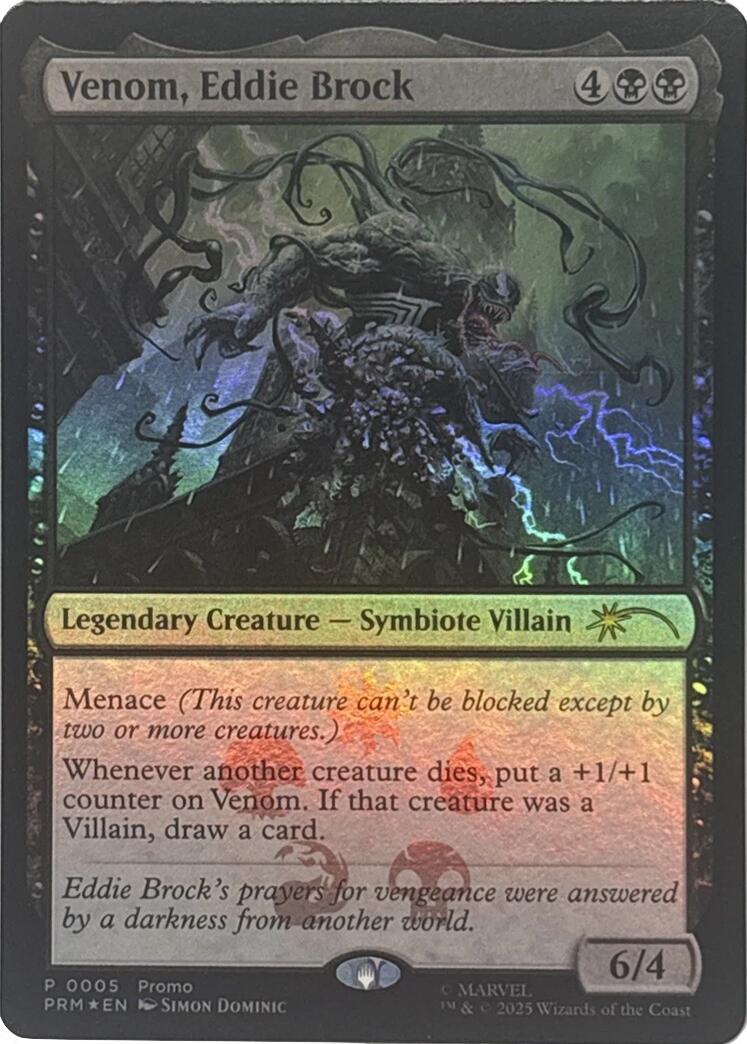 Venom, Eddie Brock [Marvel Super Heroes Promos] | Exor Games Dartmouth