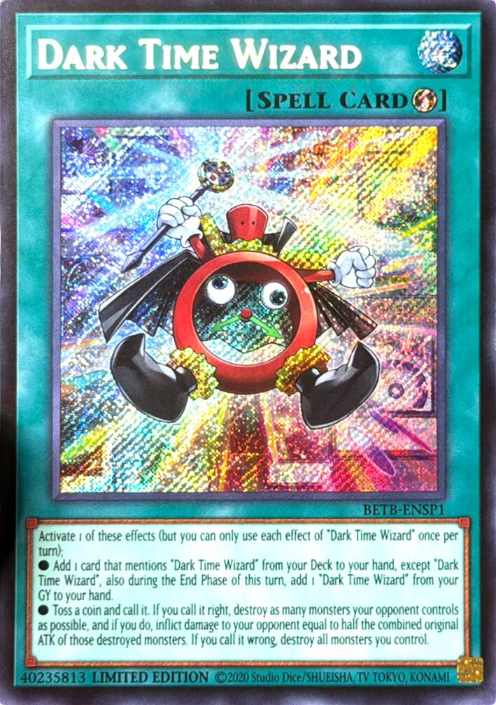 Dark Time Wizard (Secret Rare) [BETB-ENSP1] Secret Rare | Exor Games Dartmouth