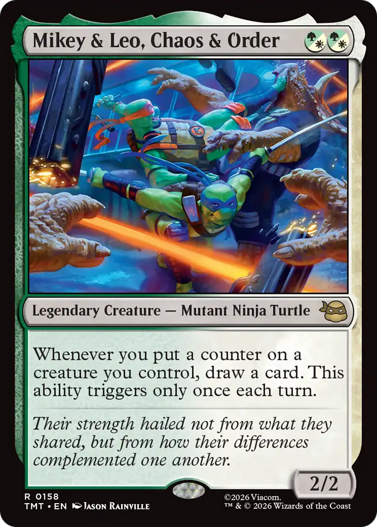 Mikey & Leo, Chaos & Order [Teenage Mutant Ninja Turtles] | Exor Games Dartmouth