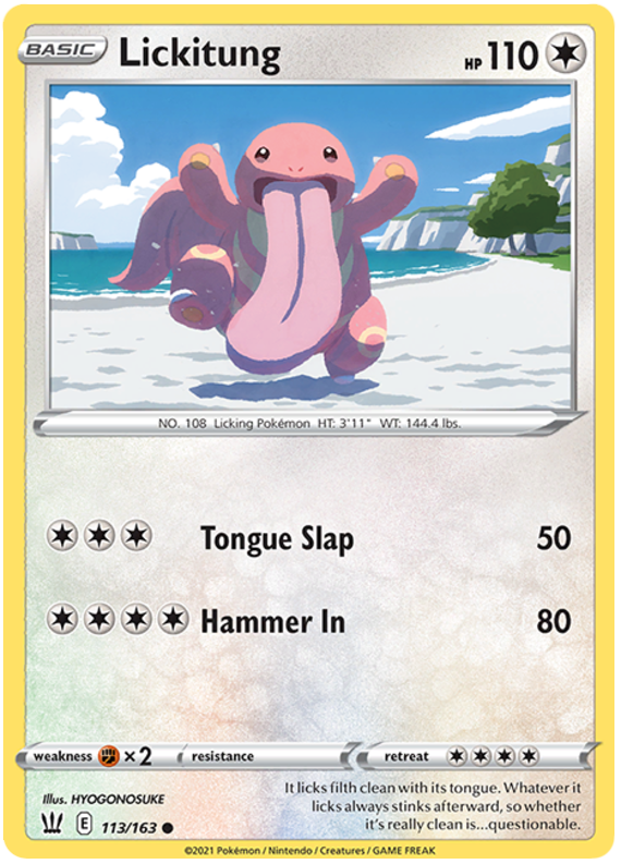 Lickitung (113/163) [Sword & Shield: Battle Styles] | Exor Games Dartmouth