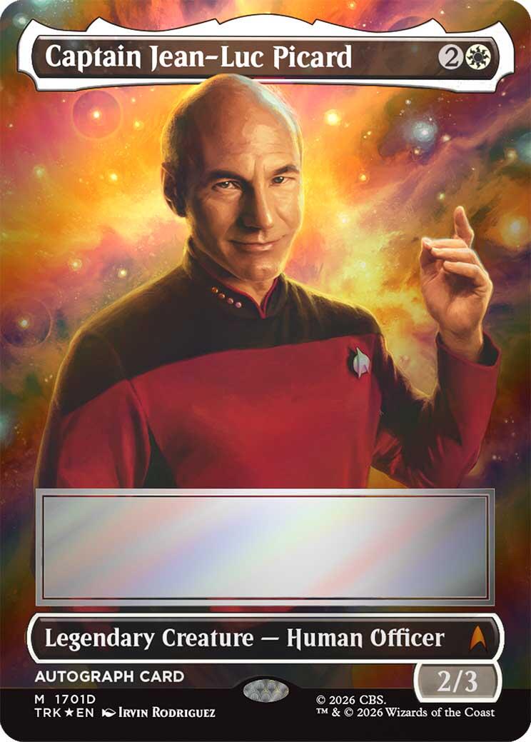 Captain Jean-Luc Picard (Borderless) (Signed) [Star Trek] | Exor Games Dartmouth