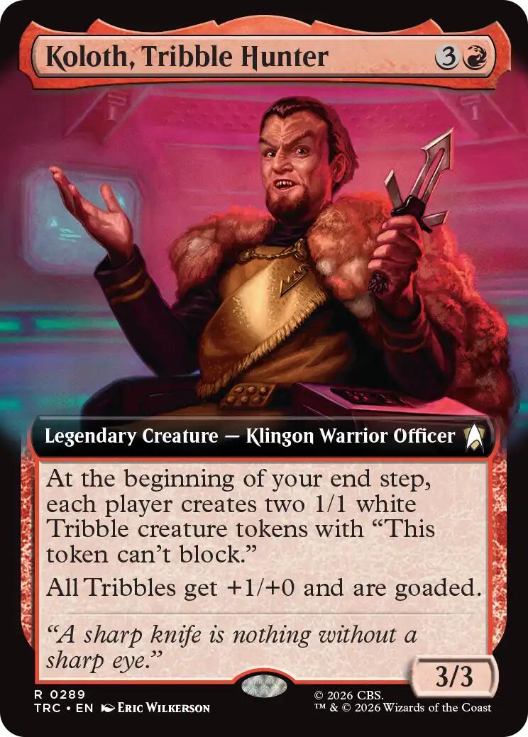 Koloth, Tribble Hunter (Extended Art) [Star Trek Commander] | Exor Games Dartmouth