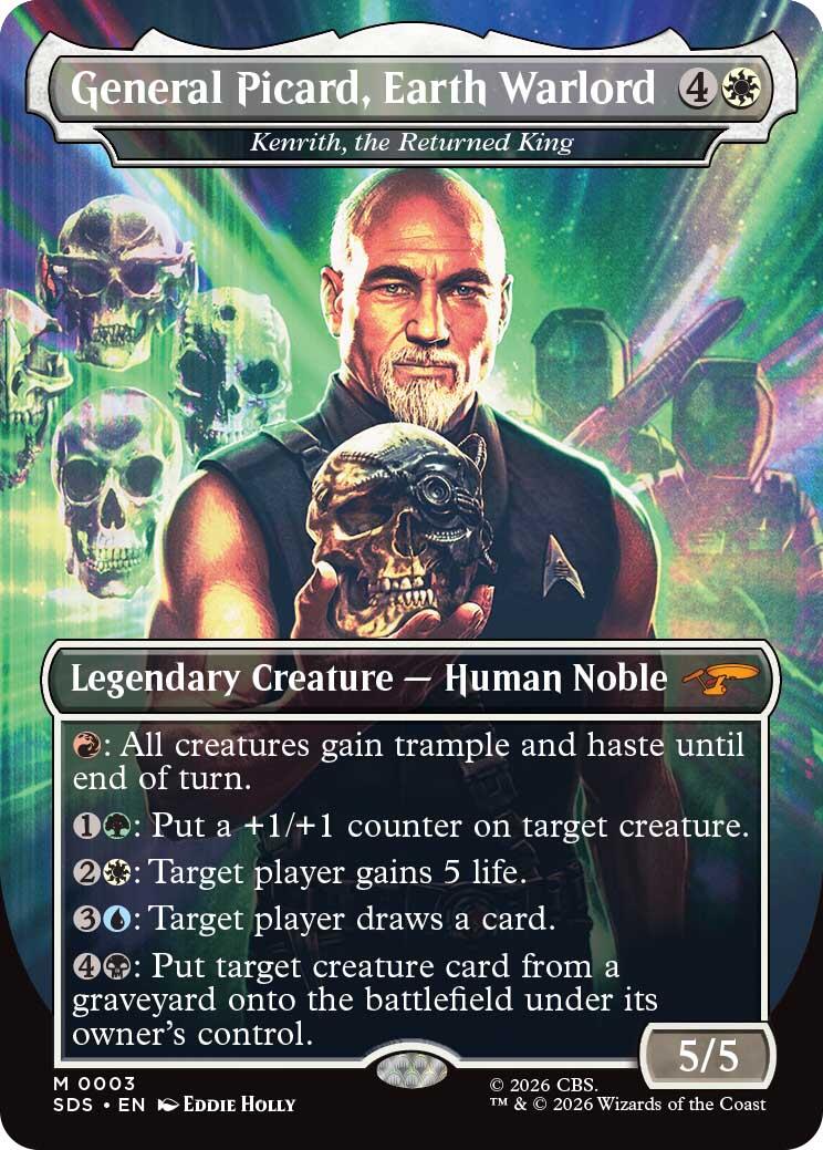 General Picard, Earth Warlord - Kenrith, the Returned King (Borderless) [Star Trek: Stardates] | Exor Games Dartmouth