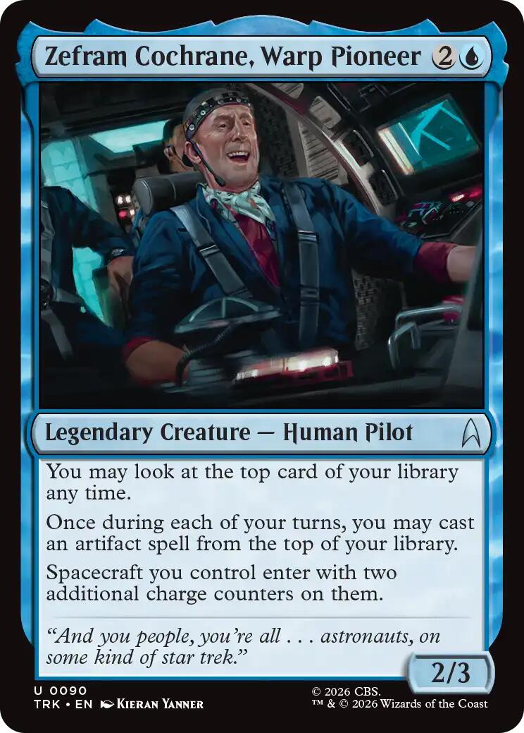 Zephram Cochrane, Warp Pioneer [Star Trek] | Exor Games Dartmouth