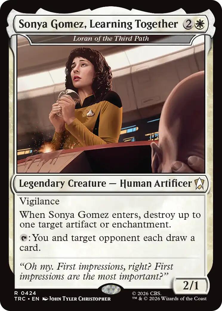 Sonya Gomez, Learning Together - Loran of the Third Path [Star Trek Commander] | Exor Games Dartmouth