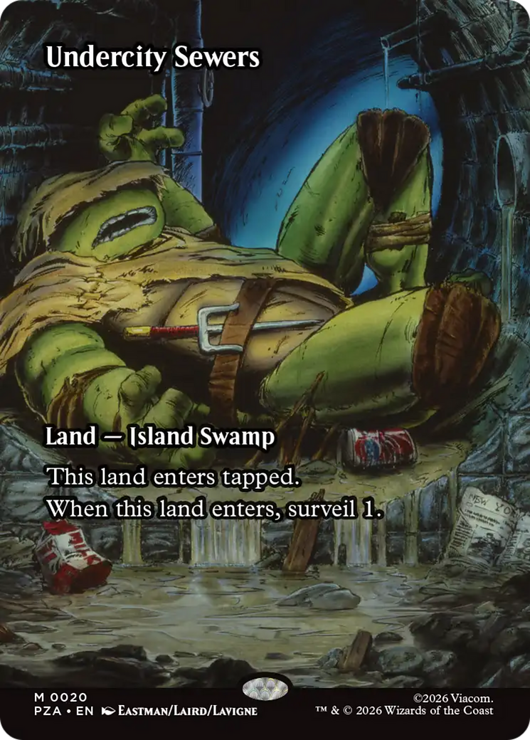 Undercity Sewers (Borderless) [Teenage Mutant Ninja Turtles Eternal-Legal] | Exor Games Dartmouth