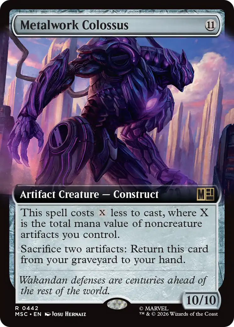Metalwork Colossus (Extended Art) [Marvel Super Heroes Commander] | Exor Games Dartmouth