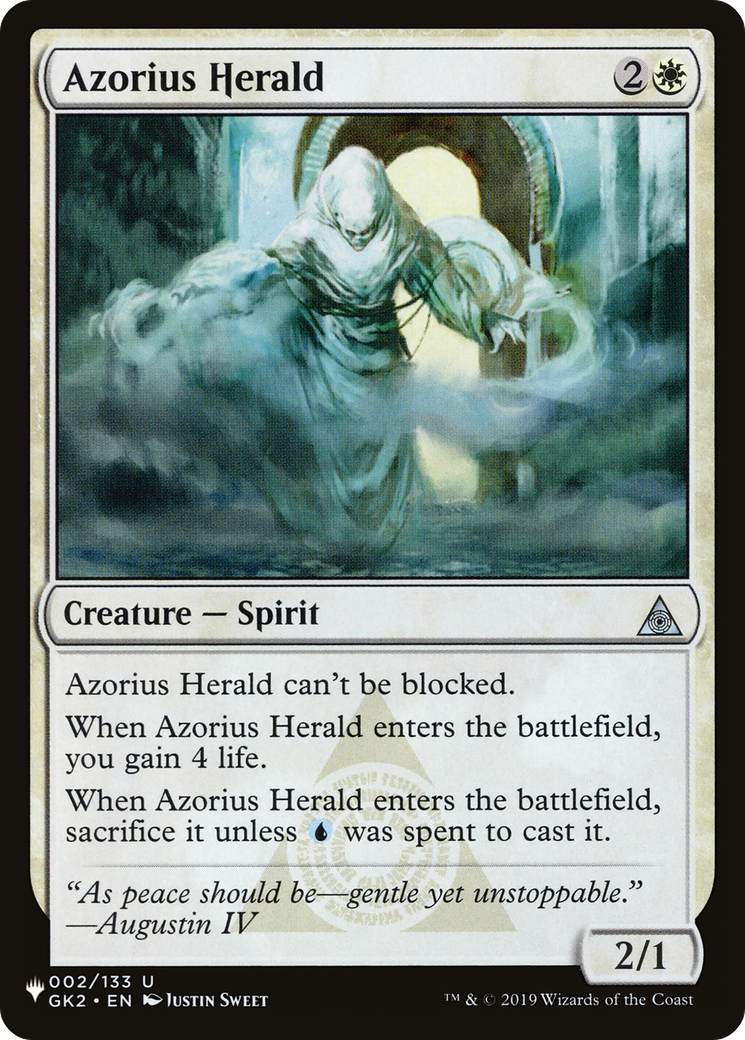 Azorius Herald [The List Reprints] | Exor Games Dartmouth